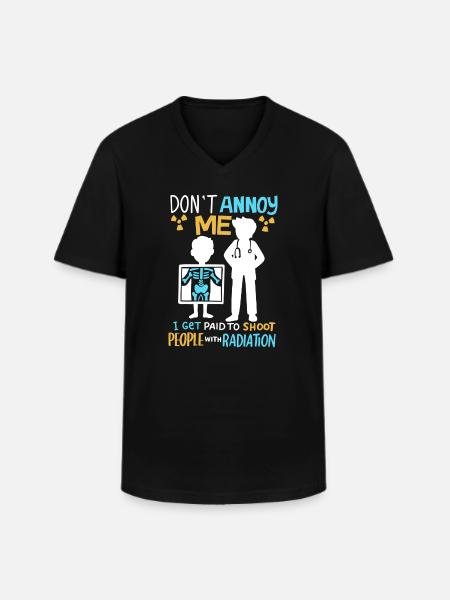 Irritere mig ikke Radiologi Radiologi Gave - Klassisk herre T-shirt med V-udskæring - sort