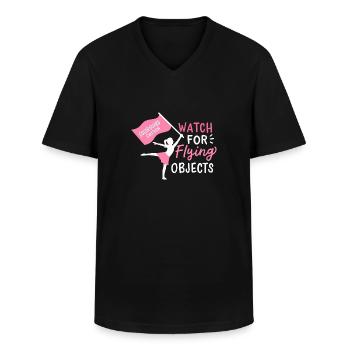 Color Guard - Männer-T-Shirt mit V-Ausschnitt - Schwarz - Vorne - AI Model Male 178 dark (178cm)