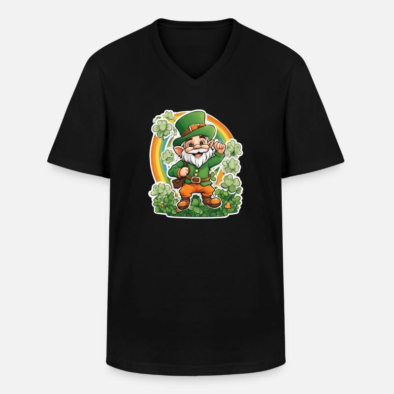 Heiliger Patrick 3 - Männer-T-Shirt mit V-Ausschnitt - Schwarz