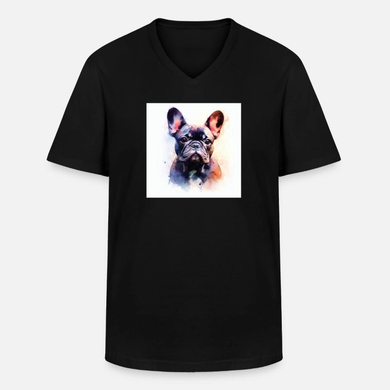 Bully Love - Männer-T-Shirt mit V-Ausschnitt - Schwarz
