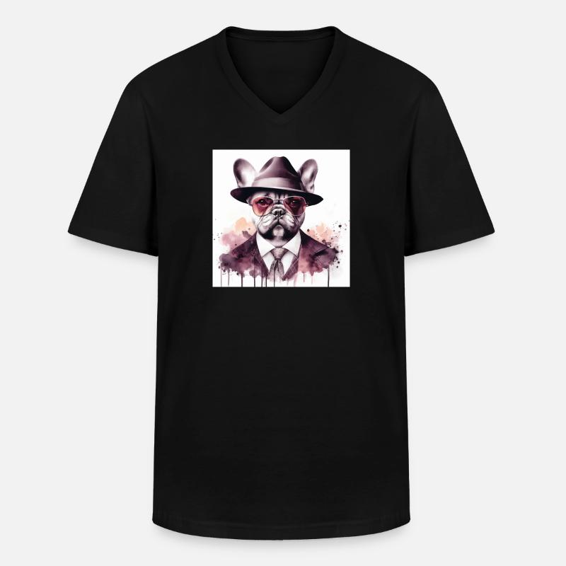 Bully der Pate - Männer-T-Shirt mit V-Ausschnitt - Schwarz