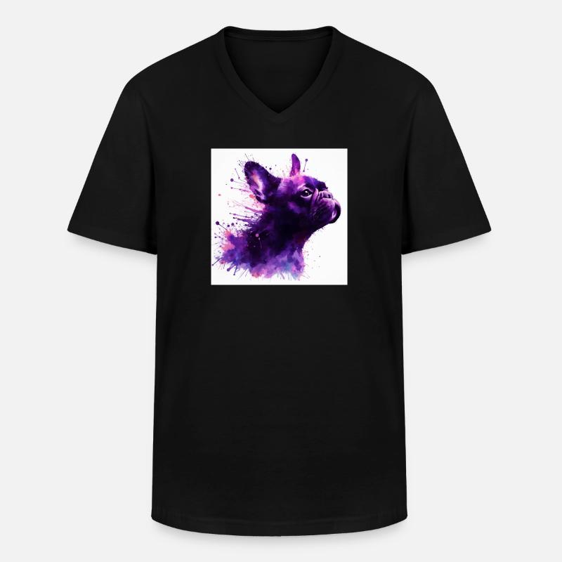 Bully Love - Männer-T-Shirt mit V-Ausschnitt - Schwarz