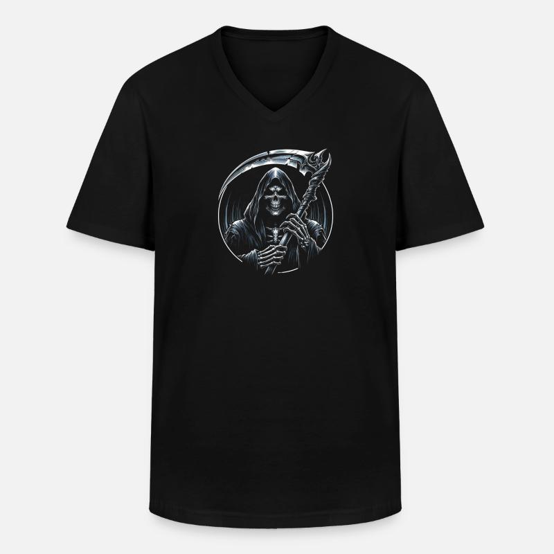 Wächter der Ewigkeit - Männer-T-Shirt mit V-Ausschnitt - Schwarz