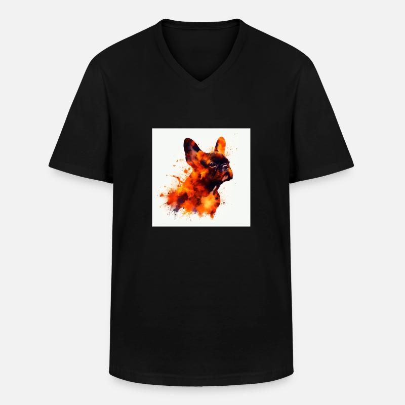 Bully Love - Männer-T-Shirt mit V-Ausschnitt - Schwarz