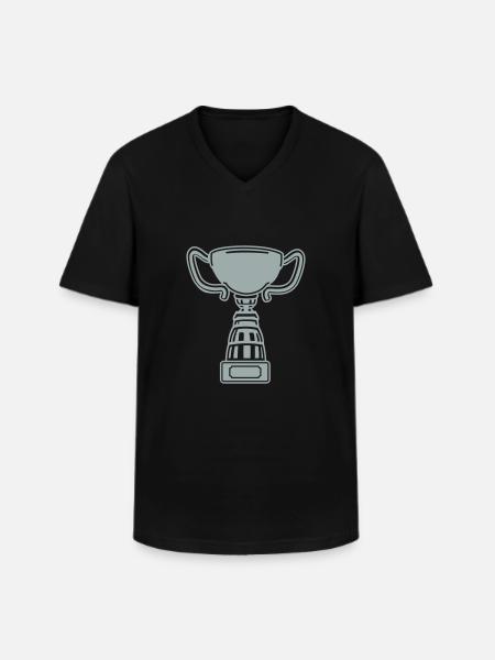 cup - Men's V-Neck T-Shirt - black