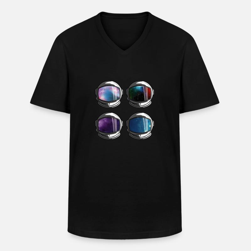 Zum Flug bereit - Männer-T-Shirt mit V-Ausschnitt - Schwarz