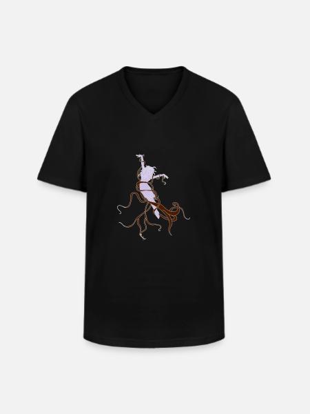 Dancing at Lughnasa - Men's V-Neck T-Shirt - black