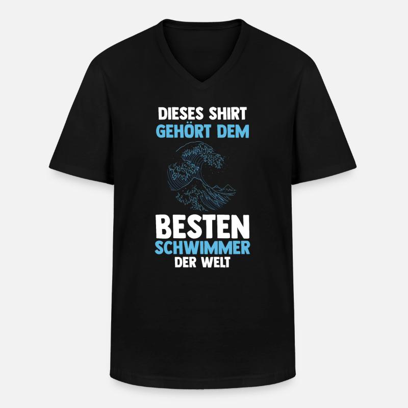 Schullehrer Lehrer - Männer-T-Shirt mit V-Ausschnitt - Schwarz