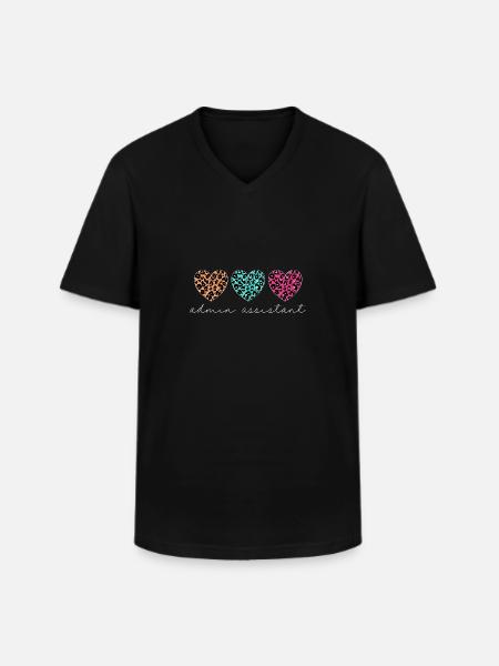 Secretary Administrative Assistant Office Clerk - Men's V-Neck T-Shirt - black
