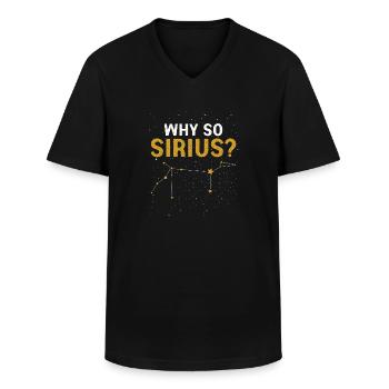astronomy - Men's V-Neck T-Shirt - black - Front - AI Model Male 178 dark (178cm)