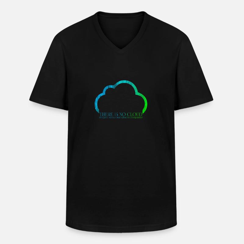 Informatiker - Männer-T-Shirt mit V-Ausschnitt - Schwarz