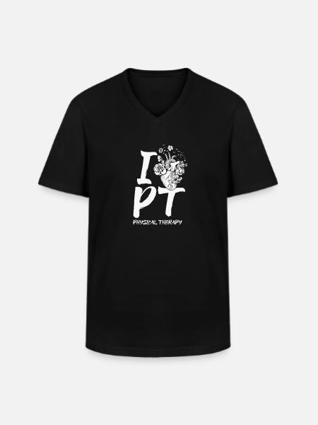 Physiotherapy Healthcare - Men's V-Neck T-Shirt - black