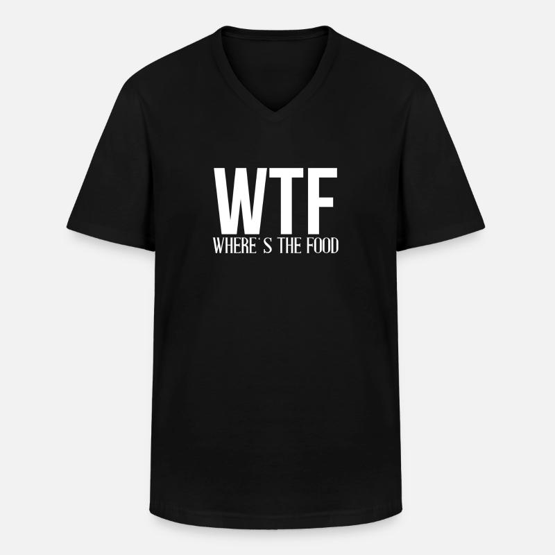 Essen - Männer-T-Shirt mit V-Ausschnitt - Schwarz
