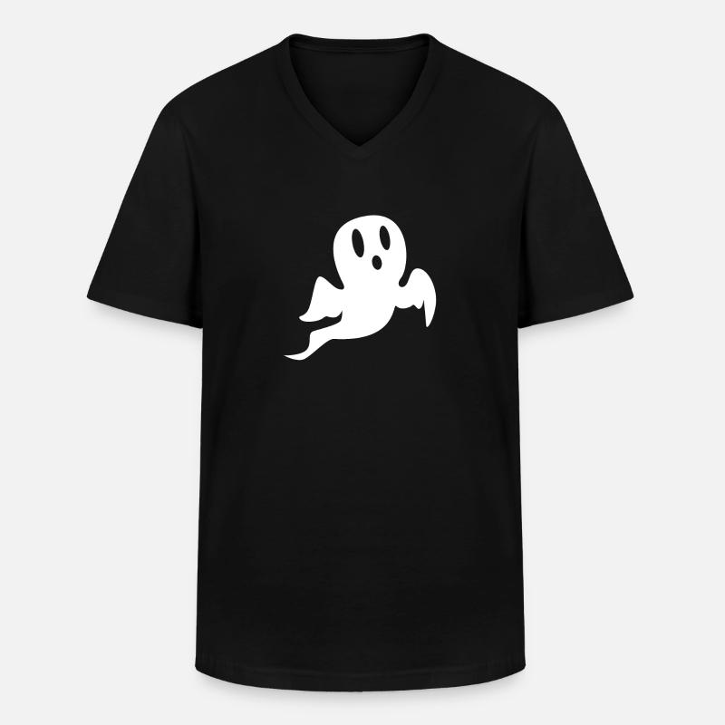 Geist - Männer-T-Shirt mit V-Ausschnitt - Schwarz