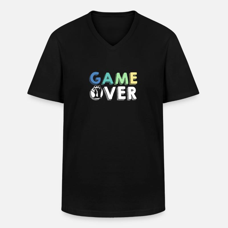 Junggesellenabschied - Männer-T-Shirt mit V-Ausschnitt - Schwarz