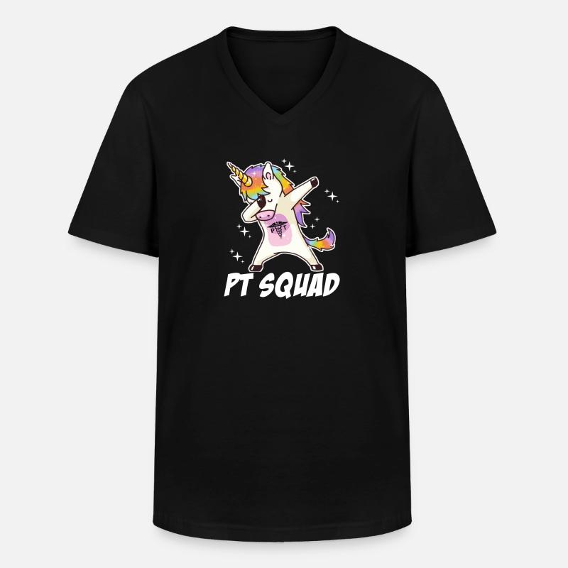 PT Kader - Männer-T-Shirt mit V-Ausschnitt - Schwarz