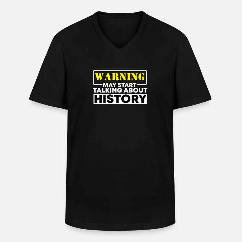 Historiker Geschichte - Männer-T-Shirt mit V-Ausschnitt - Schwarz