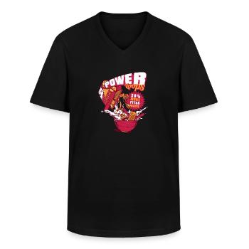 FPV Racing und Freestyle - Männer-T-Shirt mit V-Ausschnitt - Schwarz - Vorne - AI Model Male 178 dark (178cm)