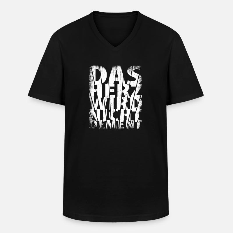 Altenpfleger - Pflege - Männer-T-Shirt mit V-Ausschnitt - Schwarz