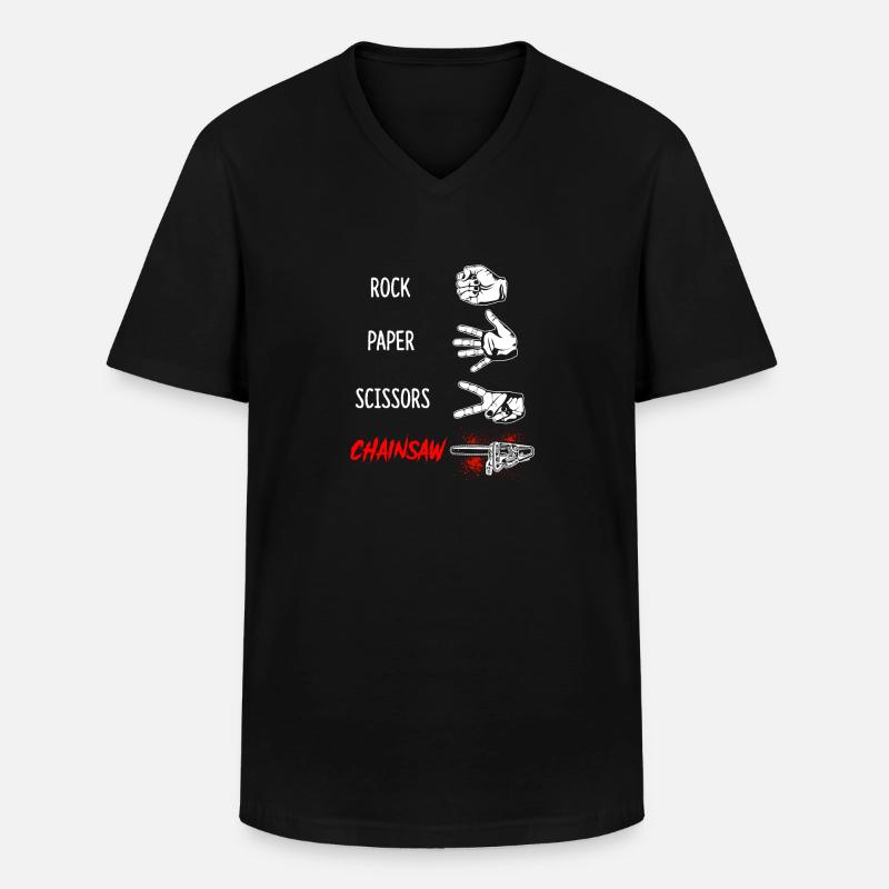 Menuisier menuisier menuisier menuisier - T-shirt col V Homme - noir