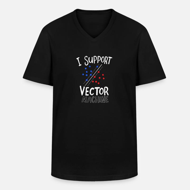 Machine Learning-Geschenk für einen - Männer-T-Shirt mit V-Ausschnitt - Schwarz