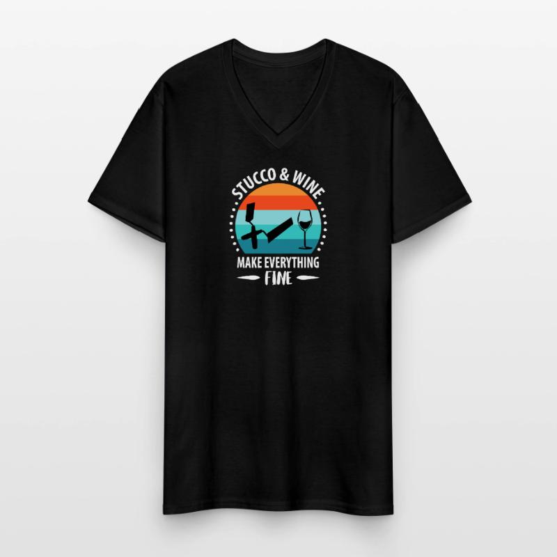 Plasterer Plasterer Plasterer Plasterer Gift Men's V-Neck T-Shirt