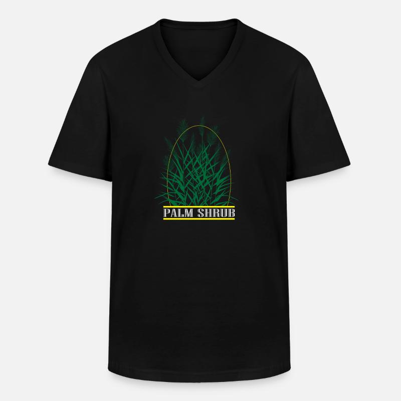 Baum - Männer-T-Shirt mit V-Ausschnitt - Schwarz