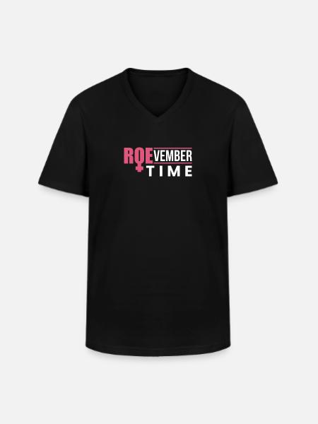 Roevember Time Shirt Gift - Men's V-Neck T-Shirt - black