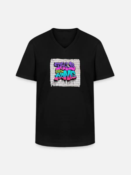 Zombiecore Aesthetic - Men's V-Neck T-Shirt - black