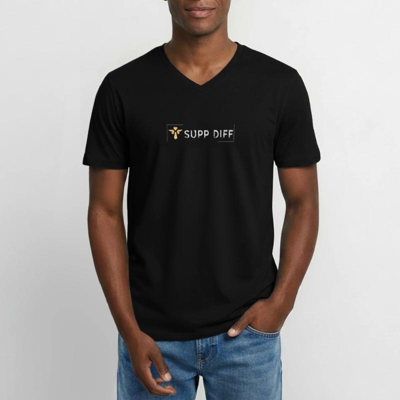 supp diff tilter tilted gaming Men's V-Neck T-Shirt