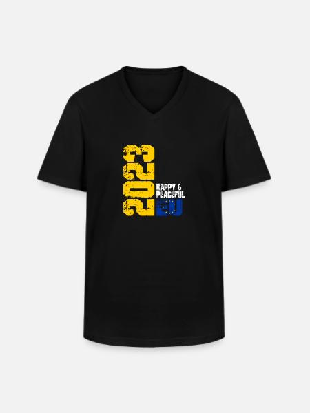 Freedom for All Humanity - Men's V-Neck T-Shirt - black