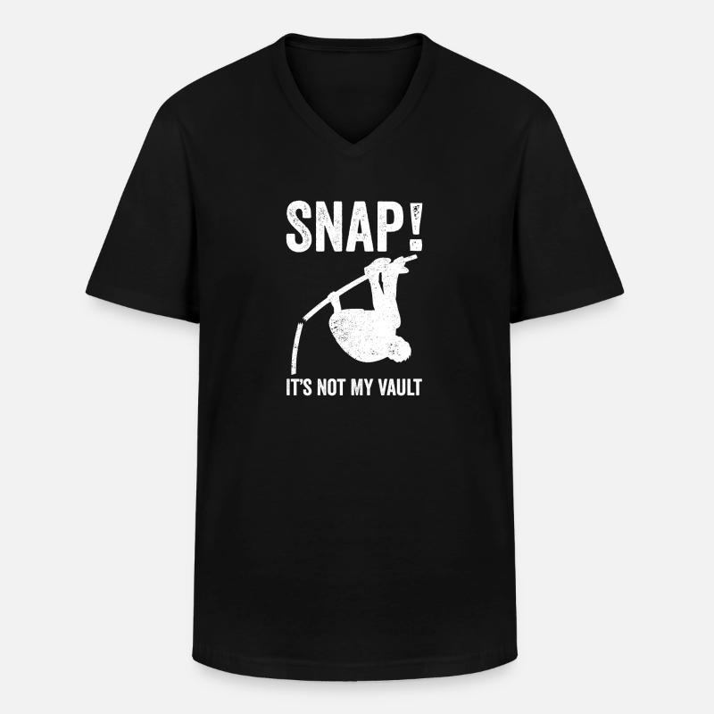 Fun Pole Vault Pole Vault - Men's V-Neck T-Shirt - black
