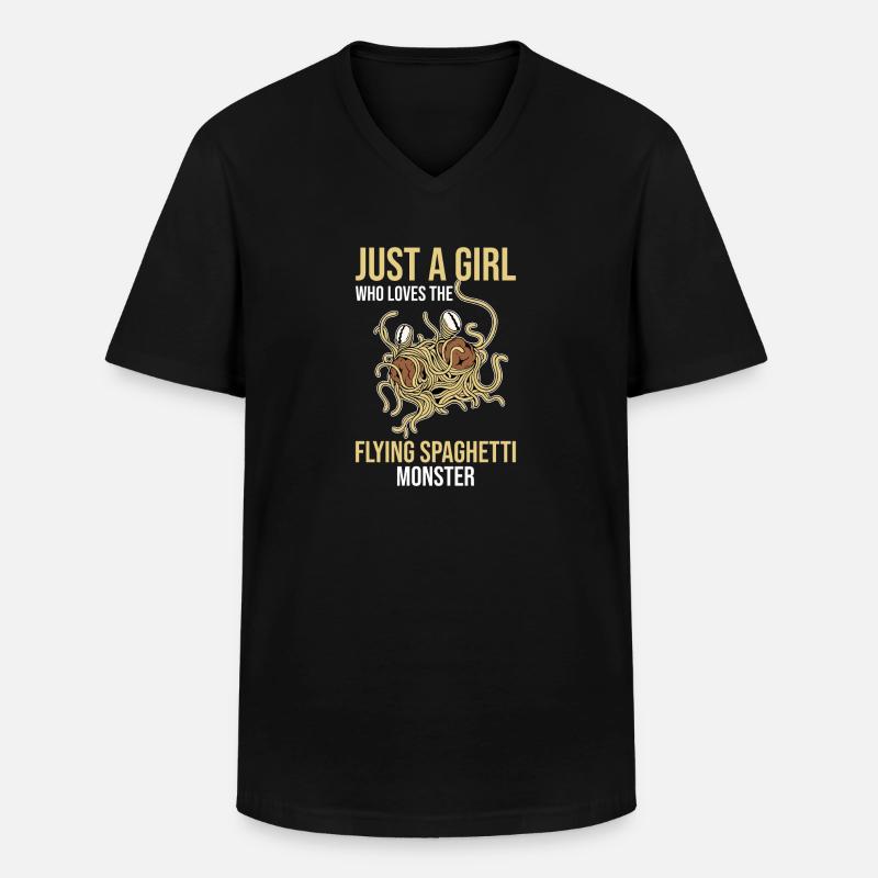 FSM - Männer-T-Shirt mit V-Ausschnitt - Schwarz