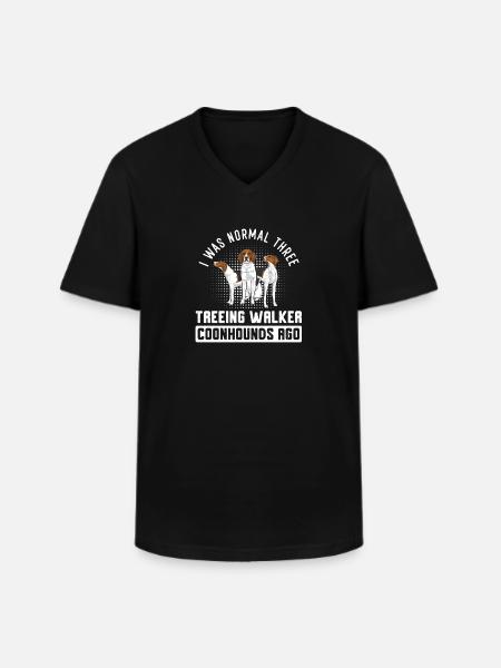Treeing Walker Coonhound - Men's V-Neck T-Shirt - black