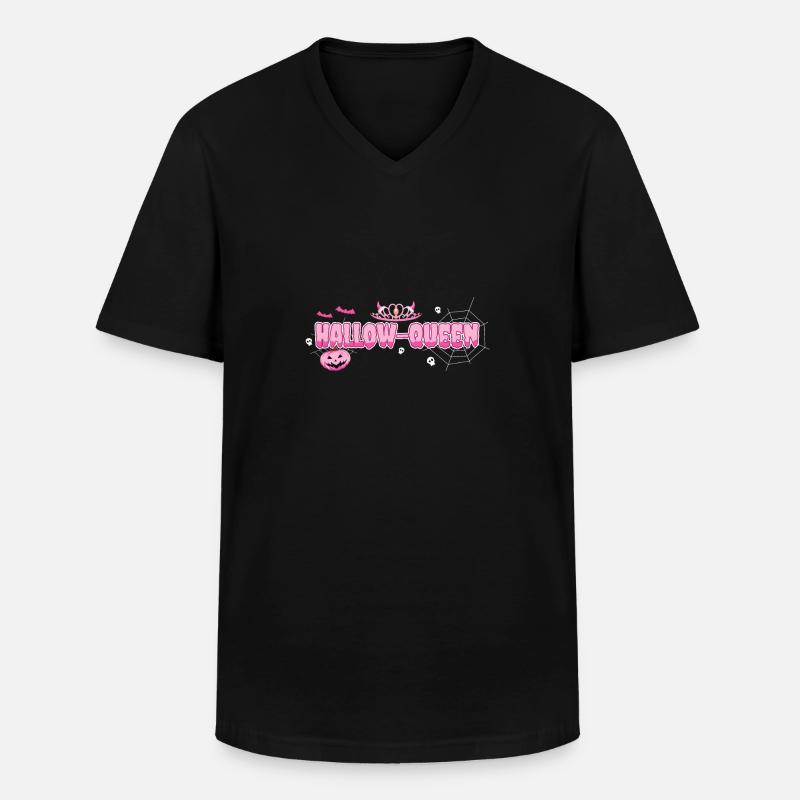 Hallow Queen - Männer-T-Shirt mit V-Ausschnitt - Schwarz