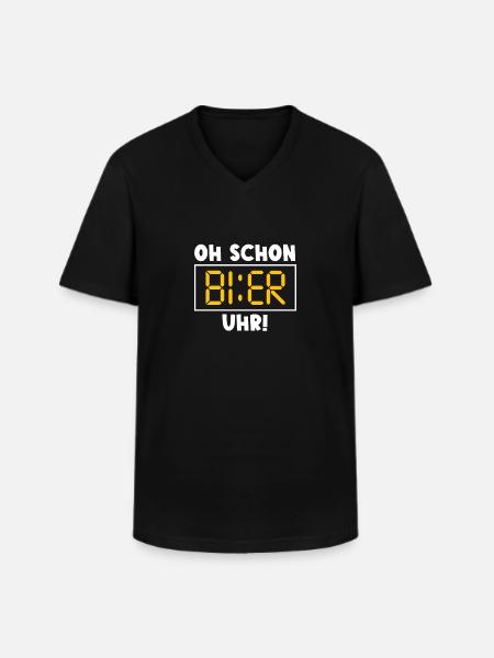 Beer Sayings Funny Saying - Men's V-Neck T-Shirt - black