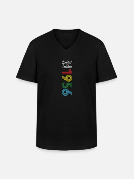 Limited Edition 1956 - Men's V-Neck T-Shirt - black