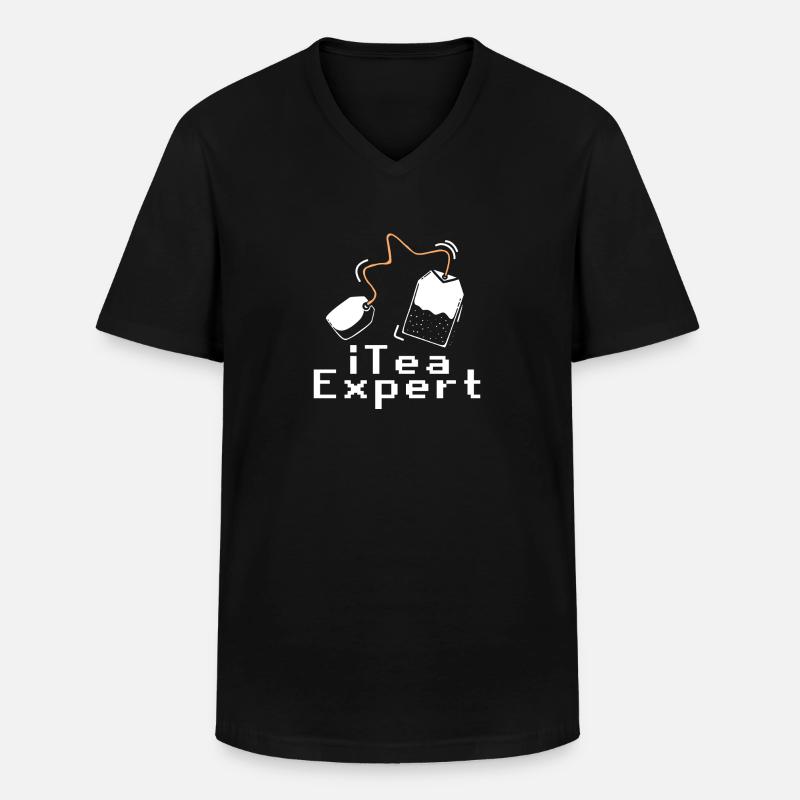Itea-Experte Computer Software Programmierer - Männer-T-Shirt mit V-Ausschnitt - Schwarz