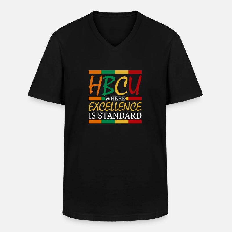 Coyote Jäger - Männer-T-Shirt mit V-Ausschnitt - Schwarz