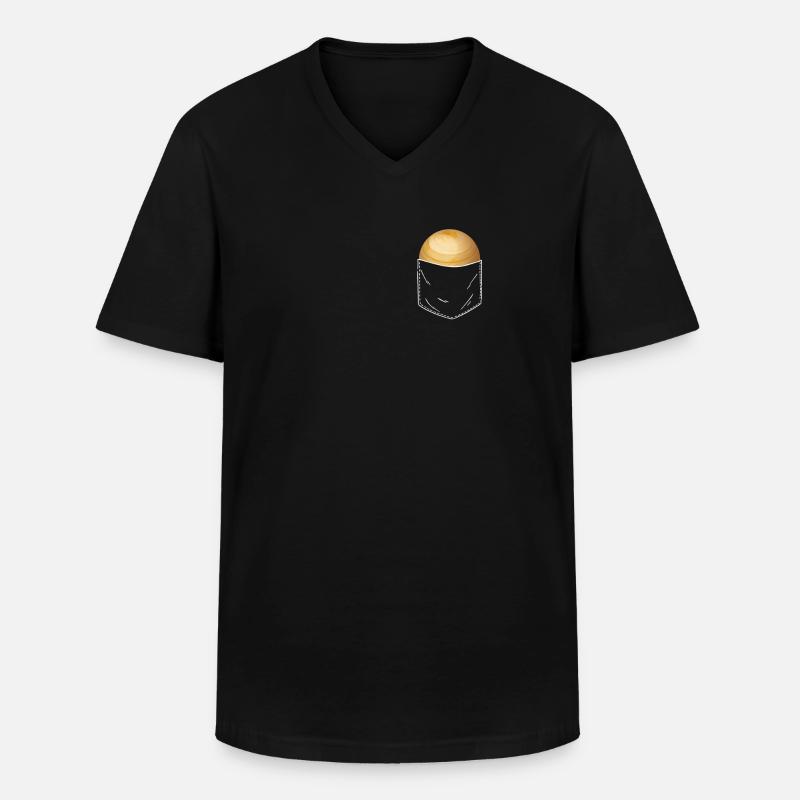 Venus - Männer-T-Shirt mit V-Ausschnitt - Schwarz