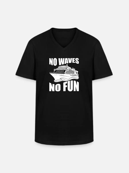 Funny Cruise Cruise Ship - Men's V-Neck T-Shirt - black