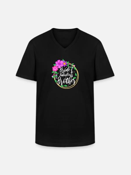 Épouses fabuleuses Frère - T-shirt col V Homme - noir