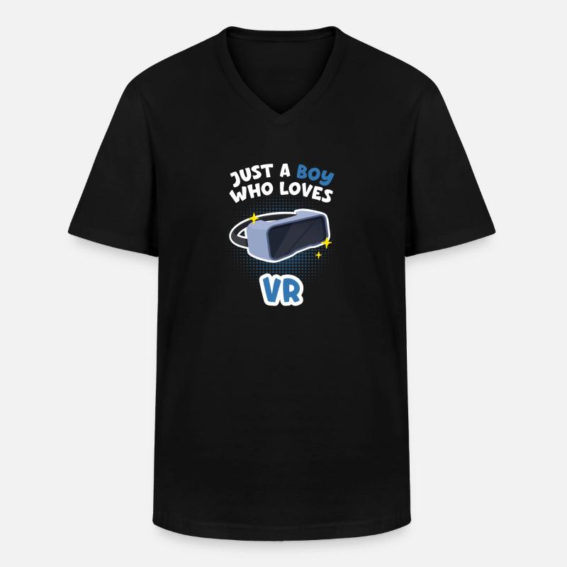 Zucchini - Männer-T-Shirt mit V-Ausschnitt - Schwarz
