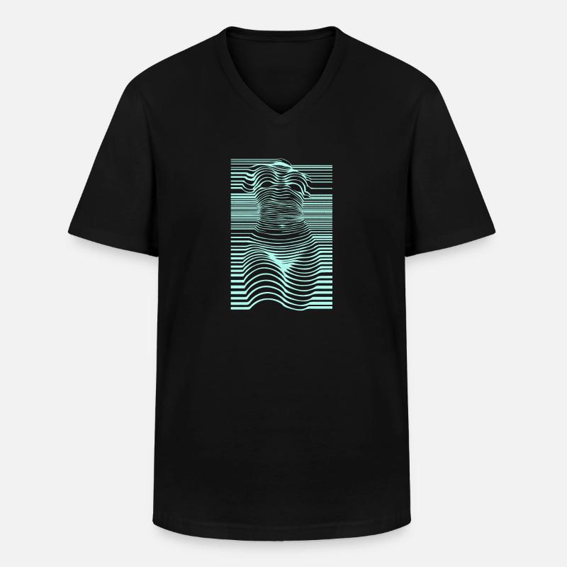 Mannequin Körper einer Frau - Männer-T-Shirt mit V-Ausschnitt - Schwarz