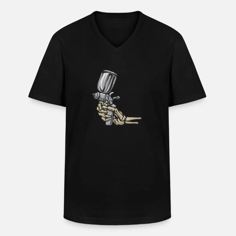 Body Painter Car Painter Painter - Men's V-Neck T-Shirt - black