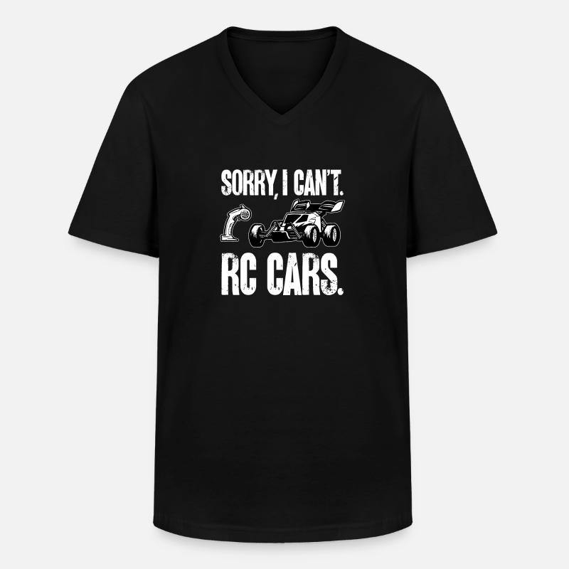 Voiture télécommandée RC Car - T-shirt col V Homme - noir