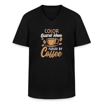 Drôle de drapeau - T-shirt col V Homme - noir - Devant - AI Model Male 178 dark (178cm)