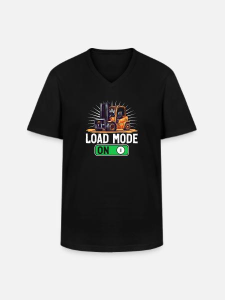 Gabelstaplerfahrer Gabelstaplerfahrer - Männer-T-Shirt mit V-Ausschnitt - Schwarz