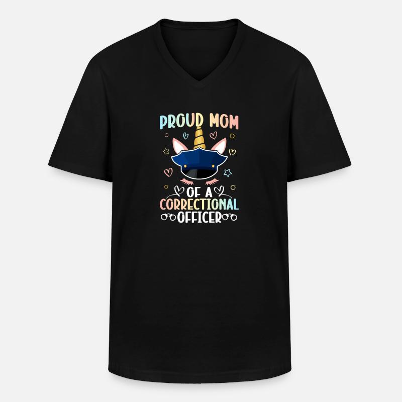 Strafverfolgung - Männer-T-Shirt mit V-Ausschnitt - Schwarz