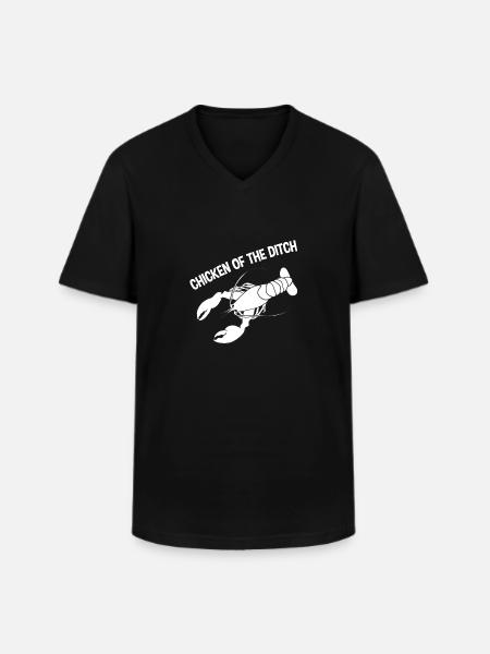 Chicken Of The Ditch 2 - Men's V-Neck T-Shirt - black